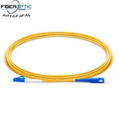LC-SC /UPC patch cord, single mode, Simplex, PVC, 3mm