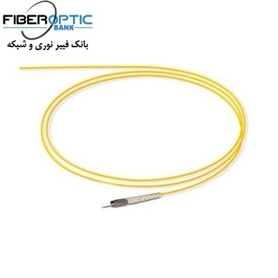 پیگتیل فیبر نوری DIN /UPC ، سینگل مود، روکش PVC، قطر 3mm