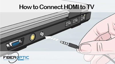 Connect HDMI to TV