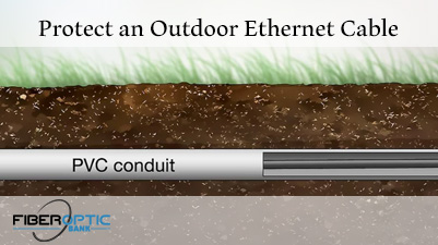 Protect an Outdoor Ethernet Cable