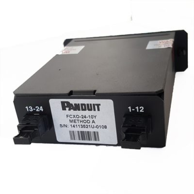 Panduit FCXO-24-10Y OM3 12 LC DX adapters to 2 MTP 12 Core fiber